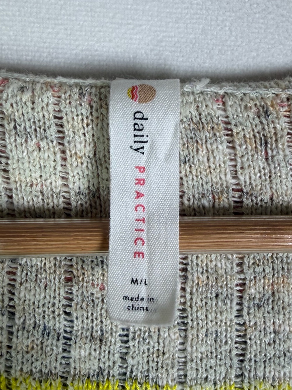 Daily Practice Anthropologie Women M/L Hooded Open Knit Poncho Sweater Oversized - Picture 5 of 10